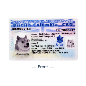 British Columbia FAKE ID