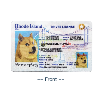Rhode Island FAKE ID